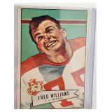 1952 Bowman Fred Williams #121 Football Card