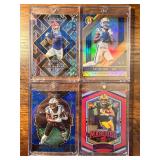 NFL STAR WR Prizm #ï¿½d lot of 4- Pearsall,DJ,CWat,