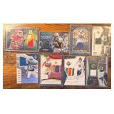NFL Stars Patch #ï¿½d lot of 8- Prizm, RC