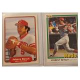 Two Johnny Bench 1981 & 82 Cards