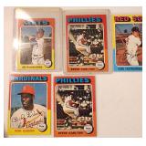 Lot of 5 1975 Topps Star MLB Cards Gibson & More