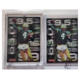 2 96 Brett Favre SkyBox Prem MVP lenticular prize