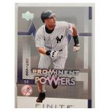 2003 UD Finite Derek Jeter Prominent Powers /750