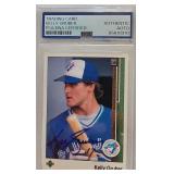 Signed 1989 UD Kelly Gruber Card PSA Authentic