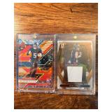 Drake London #ï¿½d/49 lot of 2- RC, Patch, Prizm