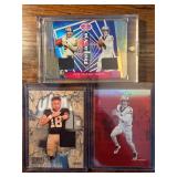 NO Saints Star QBs lot of 3- Manning,Carr,Rattler