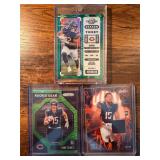 Rome Odunze RC patch (2) & D.Montgomery Prizm /30