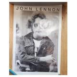 Two VTG Posters John Lennon & Amela Earhart