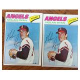 Two 1973 Topps Nolan Ryan #650 High # Card