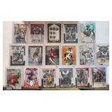 Unsearched Stack of 1990s Playoff NFL inserts