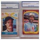 2 1980s Dawson & Boggs Cards Graded BMG 10s