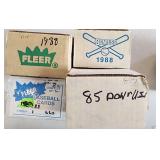 4 Complete MLB Sets 85 D & 3 88 Fleer & D