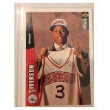 5 VTG Star NBA Cards 70s-90s Iverson & More