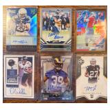 NFL Stars Auto lot of 6- RC,Prizm,#d