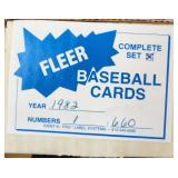 1982 Fleer Complete MLB Set Ripken Rookie