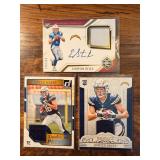 Chargers lot of 3- Patch, Auto, RC, numbered