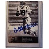 1997 UD Legends Auto Card Bobby Mitchell