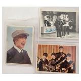 Vintage Beatles Cards Lot 3 Paul McCartney Auto