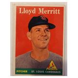 1958 Topps Lloyd Merritt #231 Card