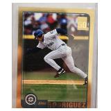 2001 Topps Alex Rodriguez Gold /2001 Mariners
