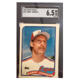 1989 Topps Tiffany Randy Johnson #647 SGC 6.5