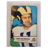1954 Bowman Norm Van Brocklin #8 Card