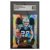 2016 Panini XRC Prizm Christian Mc Caffrey RC SGC8