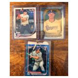 Wyatt Langford lot of 3- RC, Sapphire prizm