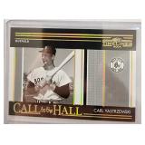 2004 Donruss Carl Yastrzemski Call To Hall /25