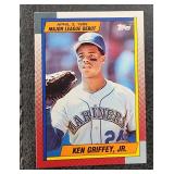 1990 Topps Debut Ken Griffey JR Card