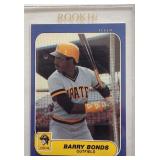 1986 Fleer Barry Bonds Rookie Card #U14