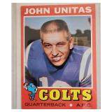3 early 70s Johnny Unitas Topps Cards