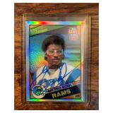 2001 TOPPS ARCHIVES RESERVE ERIC DICKERSON AUTO SP