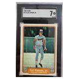 1982 Fleer Cal Ripken JR RC #176 SGC 7