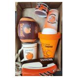 Box Full Of VTG Cleveland Browns Merchandise Phone