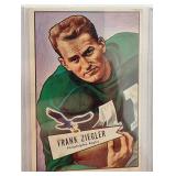 1952 Bowman Frank Ziegler #119 NFL Card