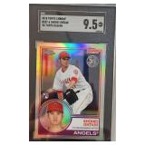 2018 Chrome Shohei Ohtani RC 83 Topps Desi SGC 9.5