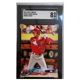 2018 Topps Update Shohei Ohtani Debut SGC 8