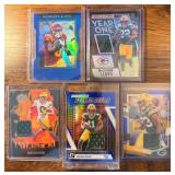 GB Packers lot of 5- #ï¿½d, RC, Prizm, Patch, Diecut