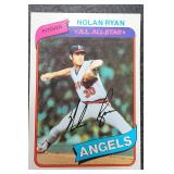 12 70s-80s Nolan Ryan Cards
