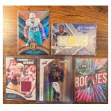 NFL Stars #ï¿½d lot of 5- Prizm, patch, RC