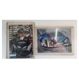 Two Autographed 1990s Mark Martin Nas Car Cards