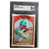 1972 Topps Reggie Jackson #435 SGC 5