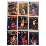 Lot Of 9 1990s Michael Jordan Cards