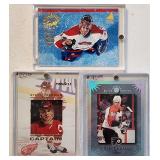 3 Early 90s NHL Star Inserts Roy/Lindros/Yzerman
