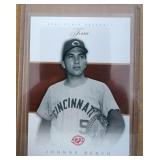 2005 Flair  Row 1 #86 - Johnny Bench /100