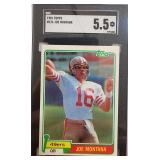 1981 Topps Joe Montana RC #216 SGC 5.5