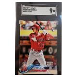 2018 Topps Update Shohei Ohtani Debut SGC 9