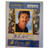 96Pinnacle Laserview Auto Card Jeff Hostetler/3700