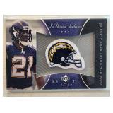 2003 UD La Dainian Tomlinson Game Worn Card